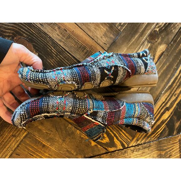 Roper Southwestern Liza Driving Moccasin Women 8.5 Aztec Country Cowgirl Western - Picture 7 of 10